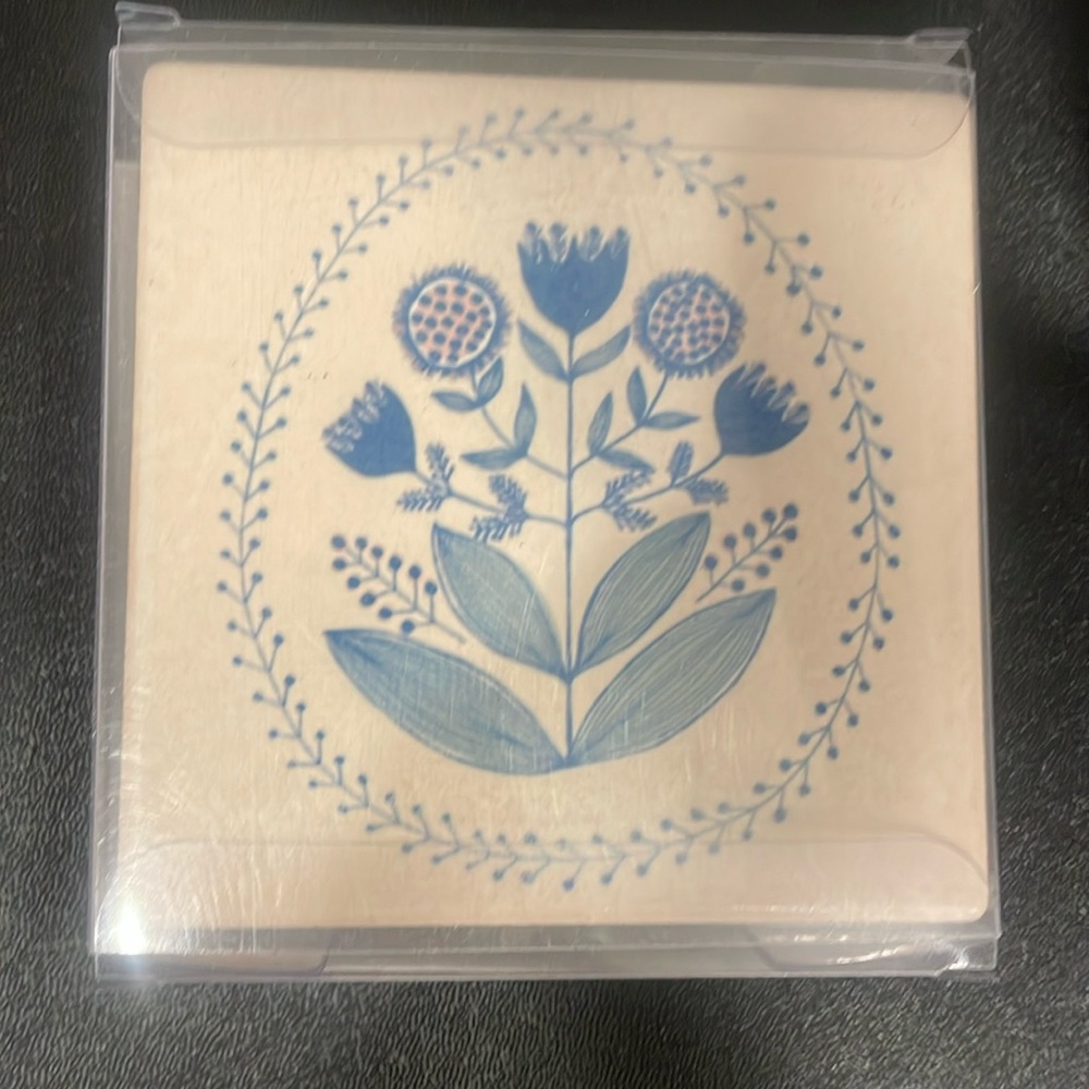 World Market Florence Flower Coasters Set of 4